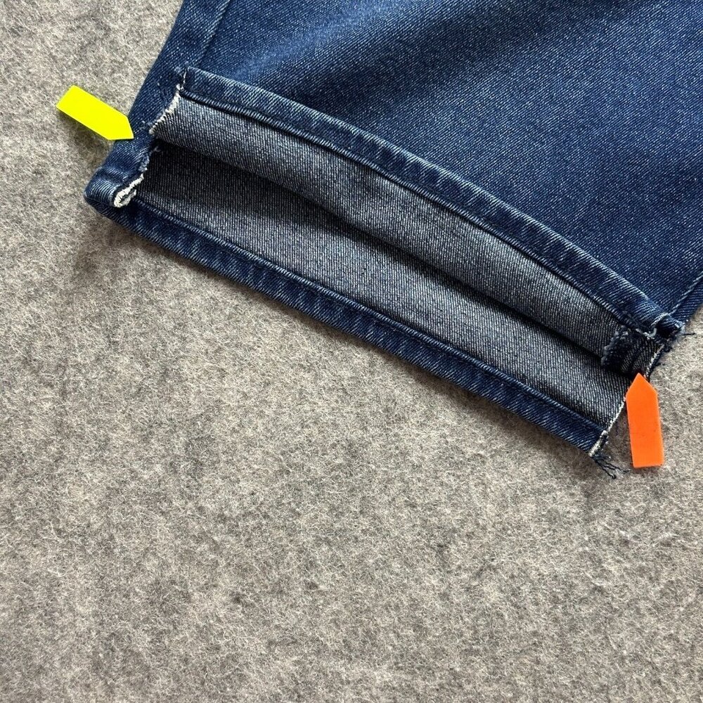 True Religion Denim Shorts Men 36 Blue Ricky Relaxed Straight 12" Jean Bermuda - Picture 6 of 16